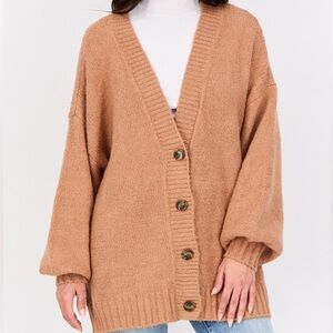 NWOT Aerie Oversized Women's Button-Front Cardigan Sweater